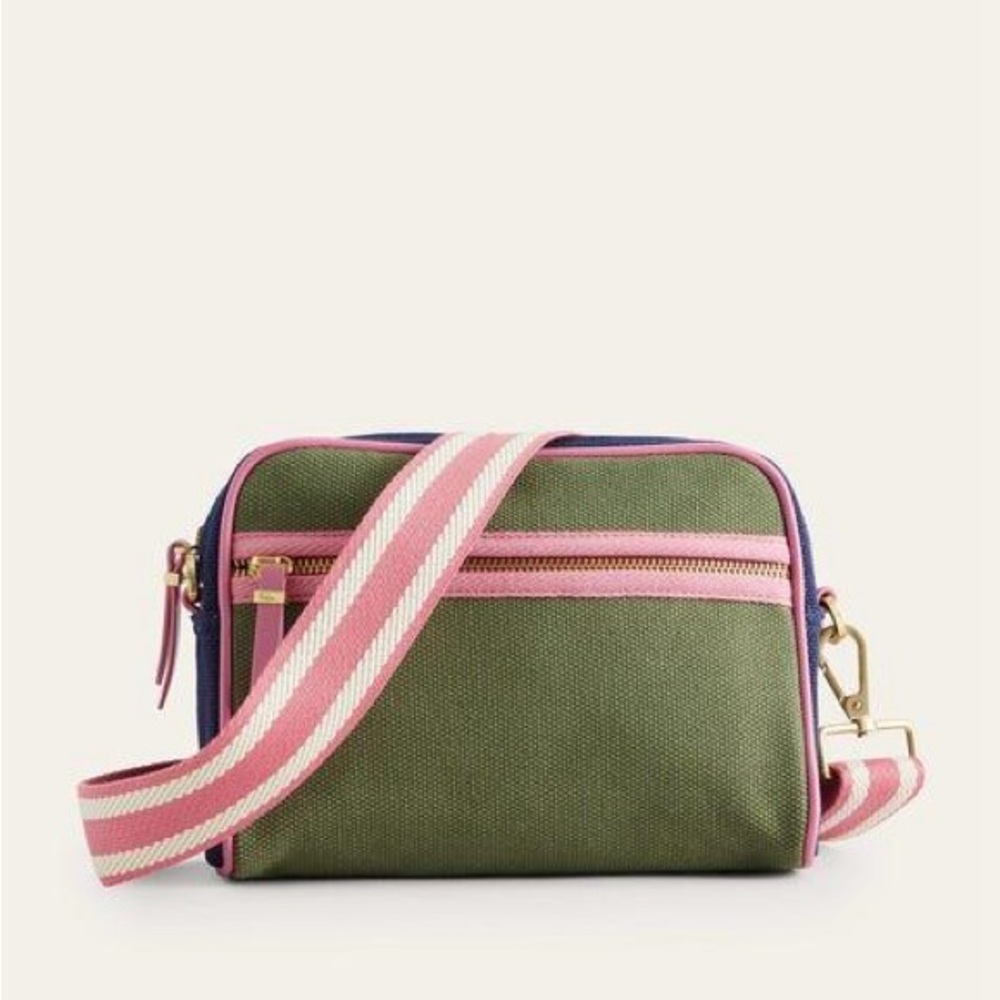 Boden canvas crossbody bag